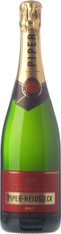 42,95 € | Blanc mousseux Piper-Heidsieck Brut Réserve A.O.C. Champagne Champagne France Pinot Noir, Pinot Meunier 75 cl