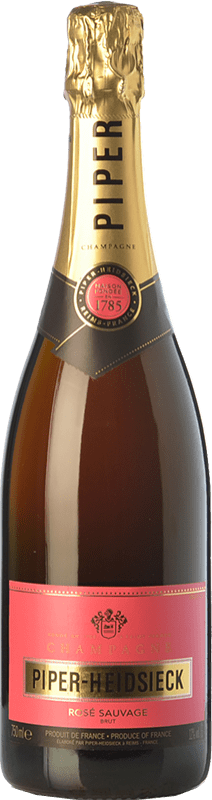 43,95 € | ロゼスパークリングワイン Piper-Heidsieck Rosé Brut A.O.C. Champagne シャンパン フランス Pinot Black, Pinot Meunier 75 cl