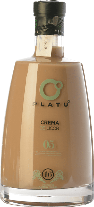 Envio grátis | Licor Creme Platu Galiza Espanha 70 cl