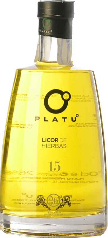 Envio grátis | Licor de ervas Platu Galiza Espanha 70 cl