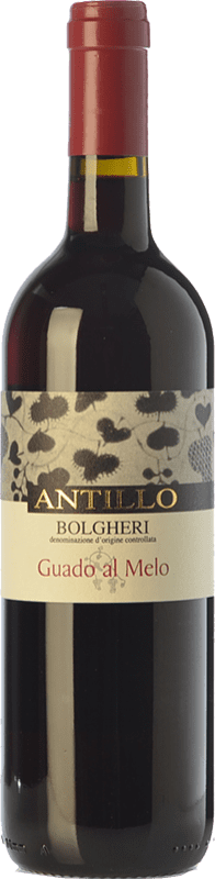 15,95 € | Red wine Guado al Melo Antillo D.O.C. Bolgheri Tuscany Italy Cabernet Sauvignon, Sangiovese, Petit Verdot Bottle 75 cl