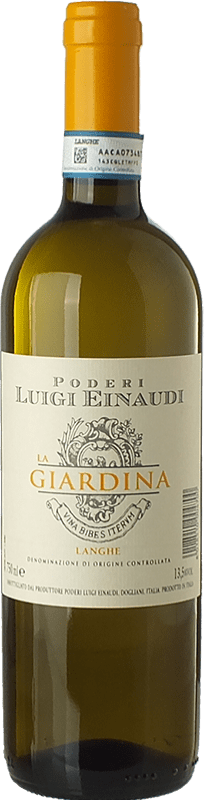 Spedizione Gratuita | Vino bianco Einaudi La Giardina D.O.C. Langhe Piemonte Italia Chardonnay, Sauvignon Bianca 75 cl