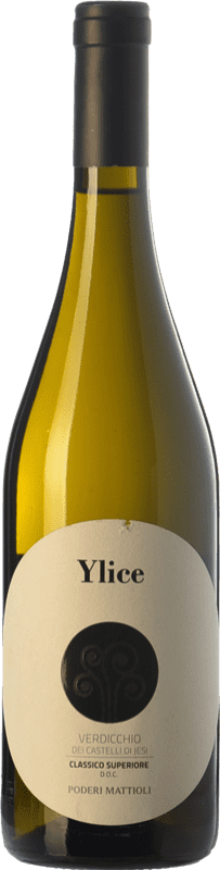 Free Shipping | White wine Mattioli Classico Superiore Ylice D.O.C. Verdicchio dei Castelli di Jesi Marche Italy Verdicchio 75 cl