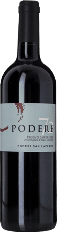 15,95 € | Красное вино Poderi San Lazzaro Podere 72 D.O.C. Rosso Piceno Marche Италия Sangiovese, Montepulciano 75 cl