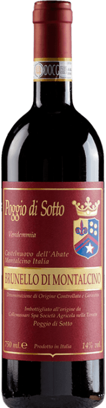 Kostenloser Versand | Rotwein Poggio di Sotto D.O.C.G. Brunello di Montalcino Toskana Italien Sangiovese 75 cl