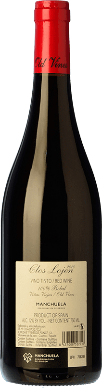 10,95 € Free Shipping | Red wine Ponce Clos Lojen Joven D.O. Manchuela Castilla la Mancha Spain Bobal Bottle 75 cl