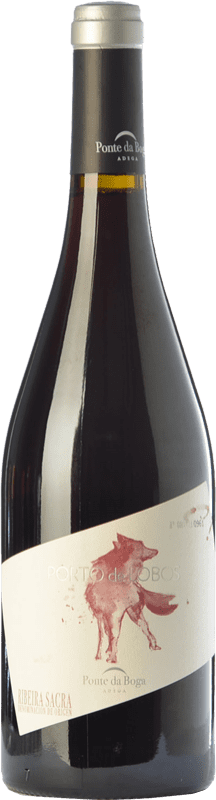 24,95 € | Red wine Ponte da Boga Porto de Lobos Crianza D.O. Ribeira Sacra Galicia Spain Brancellao Bottle 75 cl