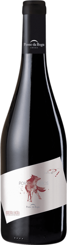 Kostenloser Versand | Rotwein Ponte da Boga Porto de Lobos Crianza — Kurze Fassreifung D.O. Ribeira Sacra Galizien Spanien Brancellao 75 cl