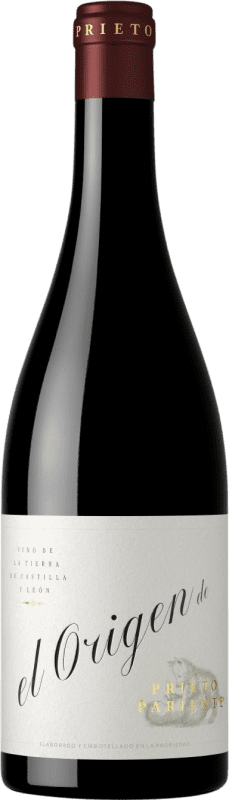 Free Shipping | Red wine Prieto Pariente Origen Aged I.G.P. Vino de la Tierra de Castilla y León Castilla y León Spain Tempranillo, Grenache, Cabernet Sauvignon 75 cl