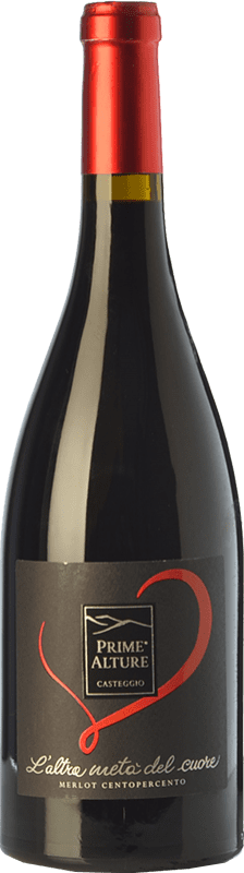 21,95 € Free Shipping | Red wine Prime Alture L'Altra Metà del Cuore I.G.T. Provincia di Pavia Lombardia Italy Merlot Bottle 75 cl