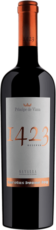 22,95 € | 赤ワイン Príncipe de Viana 1423 レセルバ D.O. Navarra ナバラ スペイン Tempranillo — テンプラニーリョ, Merlot — メルロー, Garnacha — グルナッシュ, Cabernet Sauvignon — カベルネ・ソーヴィニヨン 75 cl