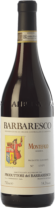 55,95 € | Vin rouge Produttori del Barbaresco Montefico D.O.C.G. Barbaresco Piémont Italie Nebbiolo 75 cl
