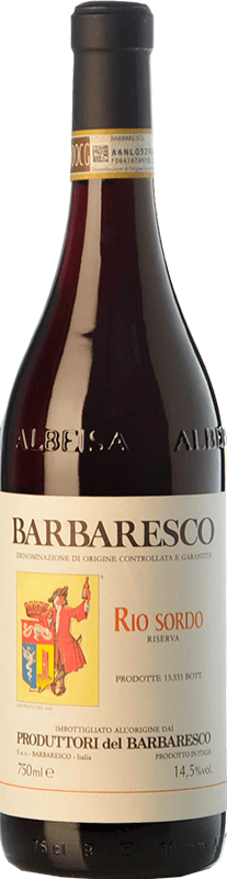 84,95 € Free Shipping | Red wine Produttori del Barbaresco Rio Sordo D.O.C.G. Barbaresco Piemonte Italy Nebbiolo Bottle 75 cl