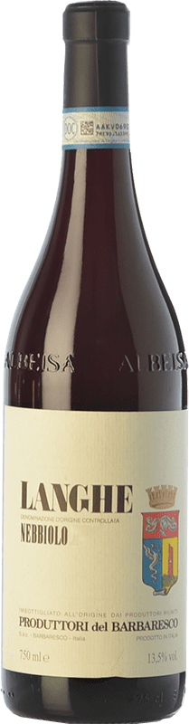 24,95 € | Красное вино Produttori del Barbaresco D.O.C. Langhe Пьемонте Италия Nebbiolo 75 cl