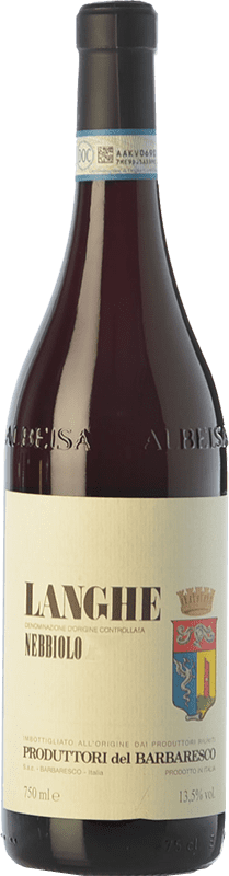 Бесплатная доставка | Красное вино Produttori del Barbaresco D.O.C. Langhe Пьемонте Италия Nebbiolo — Неббиоло 75 cl