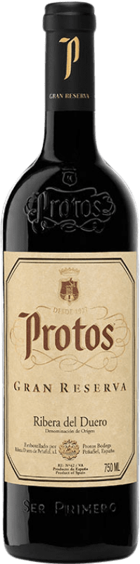 68,95 € Free Shipping | Red Wine Protos Grand Reserve — Long Barrel-Aged D.O. Ribera del Duero