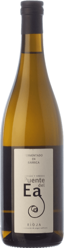 Envoi gratuit | Vin Blanc Puente del Ea Fermenté en Barrique D.O.Ca. Rioja La Rioja Espagne Viura, Chardonnay 75 cl