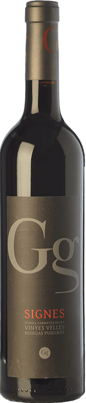 18,95 € Free Shipping | Red wine Puiggròs Signes Crianza D.O. Catalunya Catalonia Spain Grenache, Sumoll Bottle 75 cl