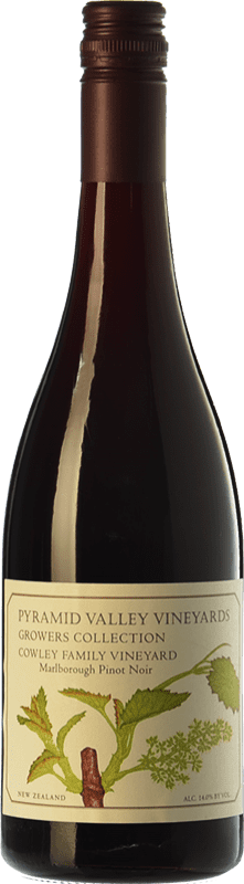 39,95 € | Red wine Pyramid Valley Cowley Crianza I.G. Marlborough Marlborough New Zealand Pinot Black Bottle 75 cl