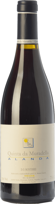 18,95 € | Red wine Quinta da Muradella Alanda Aged D.O. Monterrei Galicia Spain Tempranillo, Mencía, Bastardo 75 cl