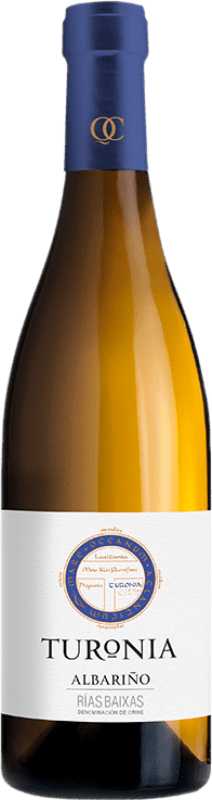 Envío gratis | Vino Blanco Quinta de Couselo Turonia D.O. Rías Baixas Galicia España Albariño 75 cl