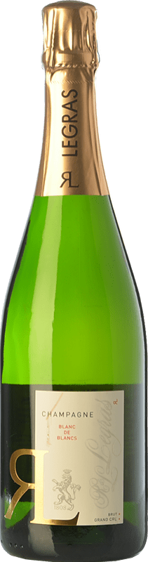 Бесплатная доставка | Белое игристое Legras Grand Cru Blanc de Blancs брют A.O.C. Champagne шампанское Франция Chardonnay 75 cl