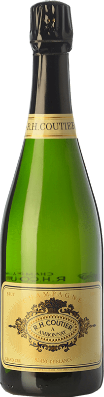 Kostenloser Versand | Weißer Sekt Coutier Brut — Herb Blanc de Blancs A.O.C. Champagne Champagner Frankreich Chardonnay 75 cl