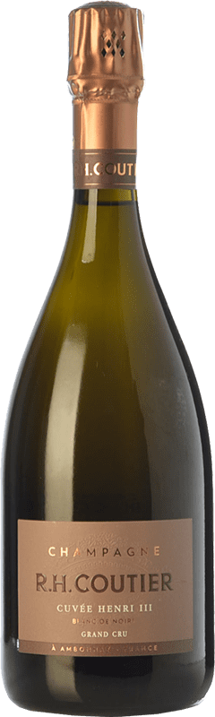 Envío gratis | Espumoso Blanco Coutier Henri III Brut Cuvée A.O.C. Champagne Champagne Francia Pinot Negro 75 cl