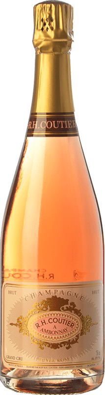 Envío gratis | Espumoso Rosado Coutier Brut Rosé — Rosado A.O.C. Champagne Champagne Francia Pinot Negro, Chardonnay 75 cl