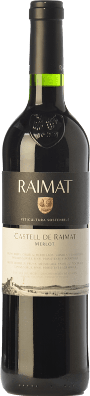 Kostenloser Versand | Rotwein Raimat Castell Alterung D.O. Costers del Segre Katalonien Spanien Merlot 75 cl