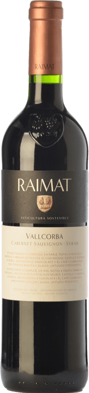 免费送货 | 红葡萄酒 Raimat Vallcorba Crianza — 陈酿 D.O. Costers del Segre 加泰罗尼亚 西班牙 Syrah — 西拉, Cabernet Sauvignon — 赤霞珠 75 cl