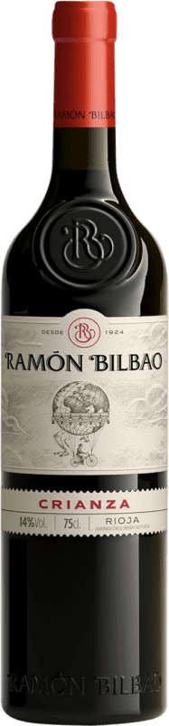 Бесплатная доставка | Красное вино Ramón Bilbao Crianza — Крианса D.O.Ca. Rioja Ла-Риоха Испания Tempranillo — Темпранильо 75 cl