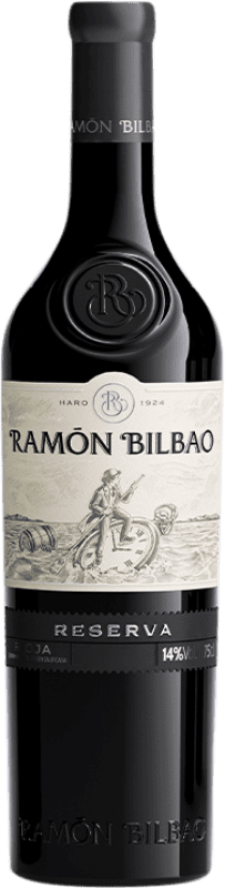 23,95 € Бесплатная доставка | Красное вино Ramón Bilbao Резерв D.O.Ca. Rioja