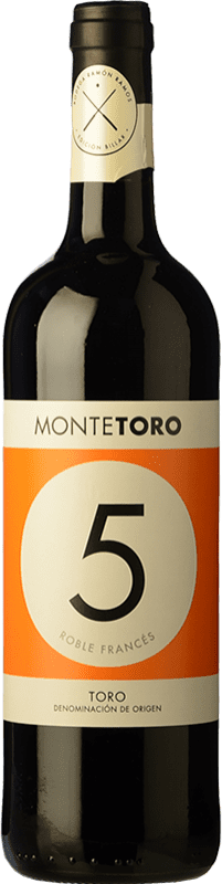 8,95 € Free Shipping | Red wine Ramón Ramos Monte Toro Roble D.O. Toro Castilla y León Spain Tinta de Toro Bottle 75 cl