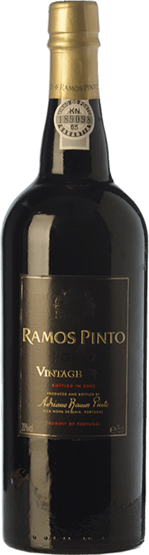 94,95 € | Fortified wine Ramos Pinto Vintage 2000 I.G. Porto Porto Portugal Touriga Nacional, Tinta Roriz, Tinta Barroca Bottle 75 cl