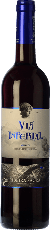 6,95 € Бесплатная доставка | Красное вино Regina Viarum Vía Imperial молодое D.O. Ribeira Sacra