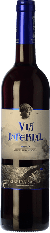 7,95 € | Red wine Regina Viarum Vía Imperial Joven D.O. Ribeira Sacra Galicia Spain Mencía Bottle 75 cl