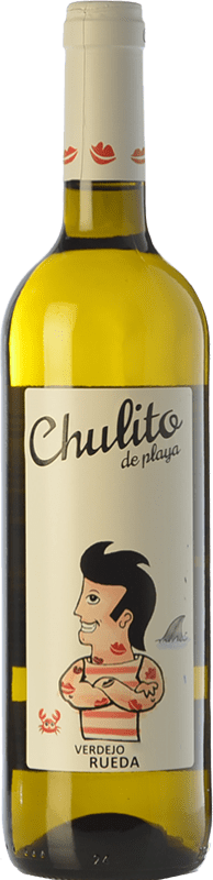 Envio grátis | Vinho branco Reina de Castilla Chulito de Playa D.O. Rueda Castela e Leão Espanha Verdejo 75 cl