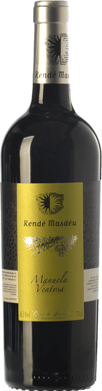 19,95 € | Red wine Rendé Masdéu Manuela Ventosa Aged D.O. Conca de Barberà Catalonia Spain Syrah, Cabernet Sauvignon 75 cl