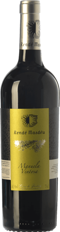 18,95 € Spedizione Gratuita | Vino Rosso Rendé Masdéu Manuela Ventosa Crianza — Invecchiato in Botte D.O. Conca de Barberà