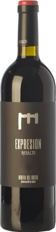28,95 € Free Shipping | Red wine Resalte Expresión Reserva D.O. Ribera del Duero Castilla y León Spain Tempranillo Bottle 75 cl