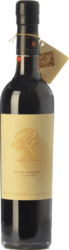 55,95 € Envoi gratuit | Vin doux Fernando de Castilla Antique PX D.O. Manzanilla-Sanlúcar de Barrameda Bouteille Medium 50 cl