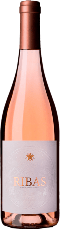 16,95 € | Rosé Wine Ribas I.G.P. Vi de la Terra de Mallorca Balearic Islands Spain Callet, Mantonegro, Gargollassa Eco — Organic 75 cl