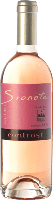 13,95 € Free Shipping | Sweet wine Ribas Sioneta Rosat I.G.P. Vi de la Terra de Mallorca Balearic Islands Spain Mantonegro Half Bottle 50 cl