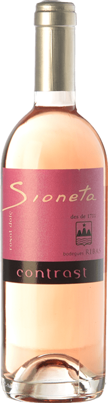 13,95 € Free Shipping | Sweet wine Ribas Sioneta Rosat I.G.P. Vi de la Terra de Mallorca Medium Bottle 50 cl