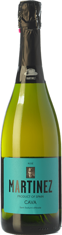 Бесплатная доставка | Розовое игристое вино Rimarts Martinez Brut Nature — Брют Натюр Rosé — Розе D.O. Cava Каталония Испания Garnacha — Гренаш, Pinot Noir — Пино Нуар 75 cl