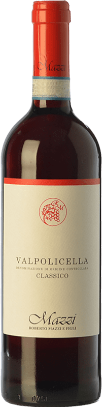 12,95 € | Vin rouge Mazzi Classico D.O.C. Valpolicella Vénétie Italie Corvina, Rondinella, Corvinone, Molinara 75 cl