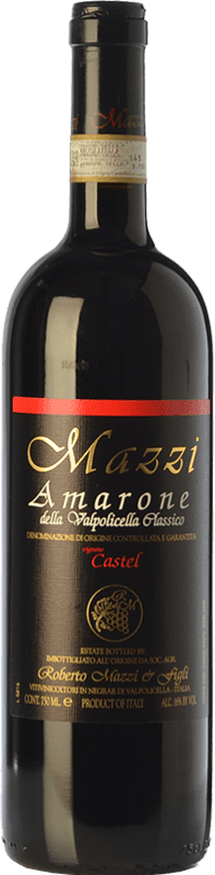 69,95 € | Red wine Mazzi Classico Castel D.O.C.G. Amarone della Valpolicella Veneto Italy Corvina, Rondinella, Corvinone, Molinara 75 cl