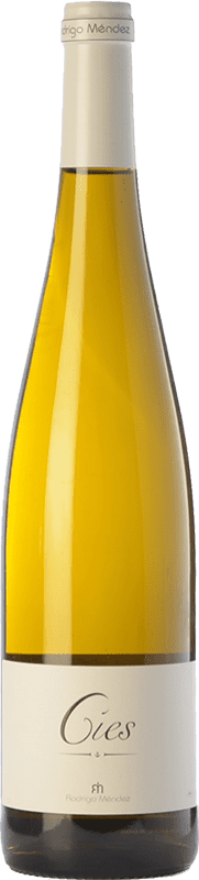 19,95 € Free Shipping | White wine Rodrigo Méndez Cíes Crianza D.O. Rías Baixas Galicia Spain Albariño Bottle 75 cl