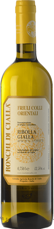 Envoi gratuit | Vin Blanc Ronchi di Cialla D.O.C. Colli Orientali del Friuli Frioul-Vénétie Julienne Italie Rhoditis 75 cl